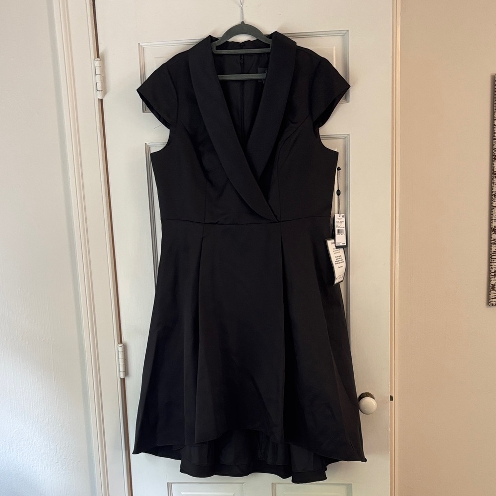 Adrianna Papell Black High Low Dress - TAGS ON